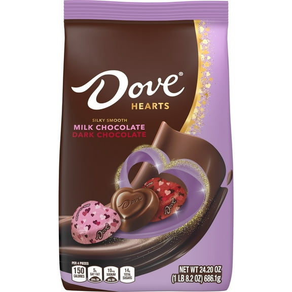Dove Promises Chocolate Valentines Day Candy Hearts -24.2 oz Bag