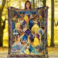 thumbnail image 5 of Manta ligera con estampado de La Bella y la Bestia para sala de estar, dormitorio, habitación de los niños, cálida, regalo de Navidad, 5 of 5