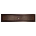 thumbnail image 2 of Premier Copper Products Vrec60skdb 60" Skirted Rectangle Hammered Copper Vessel - Bronze, 2 of 3