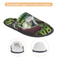 thumbnail image 3 of Honeii Big Bass Fish Print Furry Slippers Bedroom Slippers for Women and Men Fuzzy Plush Comfy Faux Fur Lined Slide Shoes -Medium, 3 of 8