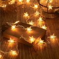 thumbnail image 4 of Estrella de Navidad barata para interiores, luz LED con forma de copo de nieve, luces navideñas de hadas para decoración navideña para el hogar, adornos de iluminación, 4 of 4