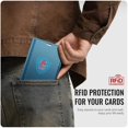thumbnail image 5 of CaseMe Leather For Samsung Galaxy Z Fold8 5G Wallet Case with RFID Blocking, Card Holder Magnetic Clasp Kickstand Folio Case,Blue,For Galaxy Z Fold8 5G, 5 of 12