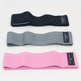 thumbnail image 3 of 3-Piece Gradient Latex Resistance Bands Set with Non-Slip Design - Adjustable Fitness Loop Bands for Glute, Leg & Full-Body Workouts, Includes Mesh Bag, Instruction Manual & PE Storage Pouch -, 3 of 5