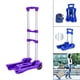 thumbnail image 5 of de mano portátil para uso general, carga de 77 con cuerda, carrito de equipaje plegable, carrito de equipaje, carrito de compras para equipaje Personal Púrpura DYNWAVEMX camión de la carretilla de compras, 5 of 8