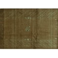 thumbnail image 1 of Ahgly Company Indoor Rectangle Abstract Turquoise Blue Contemporary Area Rugs, 2' x 4', 1 of 4