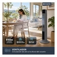 thumbnail image 4 of Ventilador Calentador de Torre, 2 en 1, con Temporizador y Control remoto Esquimal (Gris, 111 cm), 4 of 7