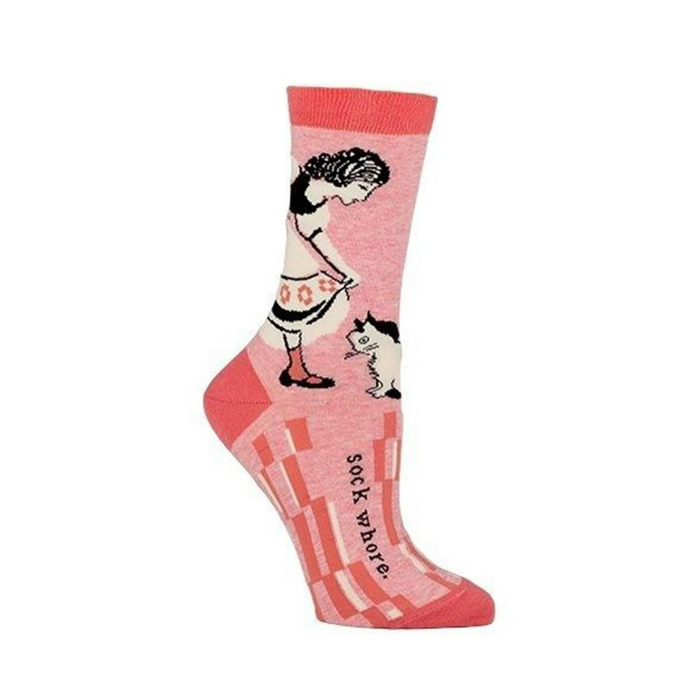 Blue Q Women's Novelty Crew Socks Sock Whore