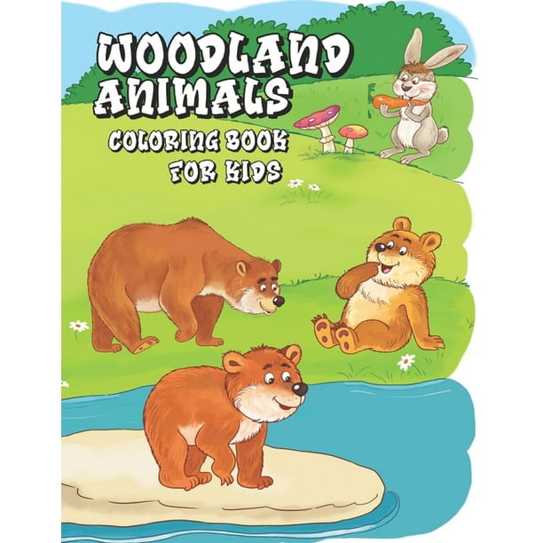 Woodland Animals Coloring Book for Kids: Gift for Children, Girls Boys Teens - Over 25 Cute and Beautiful Educational and Fun Farm and Forest Animals Coloring Pages for Ages 4-8 (Paperback) Woodland Animals Coloring Book for Kids: Gift for Children, Girls Boys Teens - Over 25 Cute and Beautiful Educational and Fun Farm and Forest Animals Coloring Pages for Ages 4-8 (Paperback)