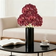 thumbnail image 4 of Lilixerw Valentines Day Autumn Red Silk Hydrangea Flower,Fake Single Flower with Realistic Texture,Soft Flexible Stem for Home Decor,Couple Wedding Centerpiece,DIY Floral Arrangement,7.5x17.3 Inch, 4 of 6
