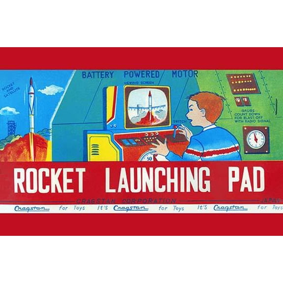 Rocket Launching Pad-Fine Art Canvas Print (20" x 30")