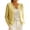 Yellow, variant on Vivianyo HD Women's Crew Neck Cable Knit Sweater, Fall Long Sleeve Button Front Cropped Cardigan Sweater For Women, Sizes M-2XL