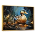 thumbnail image 2 of Designart "Elegance of Baroque Blue Duck III" Animals Framed Wall Art - Modern Farmhouse Blue Duck Entryway Framed Wall Art, 2 of 6