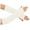 White, variant on Arm Warmers Women Knitted Arm Warmers Gloves Winter Long Fingerless Mittens Thumb hole Gloves for Women and Men Light Gray,One Size