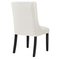 thumbnail image 5 of Modway Baronet Performance Velvet Dining Chairs - Set of 2 in White, 5 of 9
