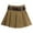 Khaki, variant on EDFBUYKRS Female Skirts Maxi Skirt Plus Size Western Women with Belt Pleated Half Skirt Short Skirt High Waist A-Line Umbrella Skirt Half Skirt