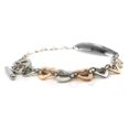 thumbnail image 2 of MyIDDr - Womens Peanut Allergy ID Bracelet, Steel & Rose Hearts, Pre-Engraved Black, 2 of 6