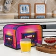 thumbnail image 6 of Lsque Neon Cassette Tape Print 4 Slice Toaster Cover , Kitchen Appliance Dustproof Protector , Toaster Protector Dustproof Kitchen Appliance Cover, 6 of 7