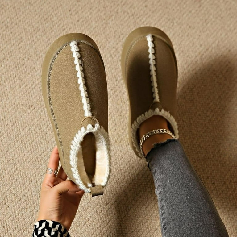 Women's Tasman Slippers Platform Mini Boots Short Ankle Boot Fur