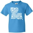 thumbnail image 3 of Inktastic Louisiana Silhouette Mandala Youth T-Shirt, 3 of 5