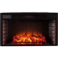 thumbnail image 6 of Bishop 60 Electric Fireplace with Faux Slate for TVs up to 58, Warm Brown Walnut, 6 of 9