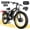 Black-Yellow, variant on 5000W Peak Electric Bike, 60V 25AH Battery Ebike for Adults, Dual Motor AWD Ebike 50MPH 21-Speed ,Long Range Mountain EBike with 26" x 4.0 Fat Tire, All-Road Mountain Bike UL2849, Christmas Gift