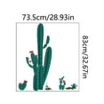 thumbnail image 3 of Clearance Wall stickers under $5,Green Cactus Wall Decals Tropical Wall Stickers DIY Peel And Stick Art Murals For Kids Room Bedroom Living Room Bathroom Kitchen Office Home Decoration, 3 of 6