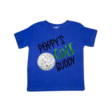 

Inktastic Poppy s Golf Buddy with Golf Ball Gift Toddler Boy or Toddler Girl T-Shirt
