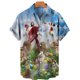 thumbnail image 3 of Camisetas gráficas de Cristo Jesús para hombres, ropa, camisas hawaianas estampadas en 3D, camisetas de playa de manga corta, blusas Y2K, ropa vintage, blusas con solapa, 3 of 5