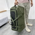 thumbnail image 5 of JingChun Thickened Canvas Large Capacity Handheld Luggage Bag New Outdoor Camping Load Clothing Quilt Moving Storage Bag, 5 of 9