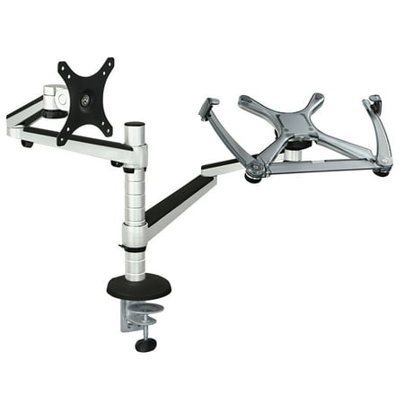 Mount-It! MI-3389 Three In One Computer Monitor, Laptop and Tablet Holder Stand, C-Clamp Mount, Height Adjustable, Fits 7 - 10 Tablets, 13 to 32 inch Displays, up to 15.6 Inch Laptops, VESA Compatible Mount-It! MI-3389 Three In One Computer Monitor, Laptop and Tablet Holder Stand, C-Clamp Mount, Height Adjustable, Fits 7 - 10 Tablets, 13 to 32 inch Displays, up to 15.6 Inch Laptops, VESA Compatible