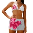 thumbnail image 6 of BRGZLK Womens Bikini Sets 3 Piece Swimsuits Fashion Split High Waisted Tight-Fitting Bathing Suit, 6 of 6