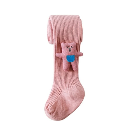 

Zlekejiko Toddler Winter Autumn Girls Leggings Pants Warm Outwear For Babys Clothes Bear Pantyhose