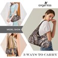thumbnail image 5 of Angelkiss Hobo Shouder Purses for Women Crossbody Bag with Adjustable Long Straps Ultra Soft with Multiple Pockets, 5 of 5