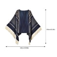 thumbnail image 5 of Women Shawl Casual Wrap Ethnic Warm Blanket for Office Outdoor Wedding, 5 of 19