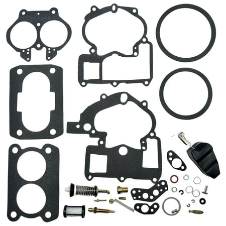 

MEGAWHEELS Carburetor Repair Kit|Marine Carburetor Rebuild Set Carb Repair Kits|Maintenance Accessory Replacement Tool for Marine 2-Barrel 3302-804844002 3.0 4.3 5.0