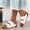White, variant on Ladies' Adjustable Strap Rivet Wedge Slides, Soft Non‑slip Cushioned Slip‑on Breathable Summer Daily Footwear White 36