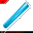 thumbnail image 2 of JFIT High Density Foam Roller, Solid Blue, 36-Inch, 2 of 8