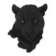thumbnail image 1 of 3D Simulation Animal Head Statues Wall Decor Resin Unique Exquisite Animal Head Statues Wall Hanging Sculpture for Home Bar Black Leopard, 1 of 4