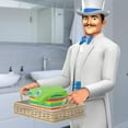 thumbnail image 2 of Microfiber Cleaning Cloth,Pack of 12,Size:12.6" x 12.6", 2 of 8