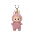 thumbnail image 1 of Labubu Plush Doll, 6.69Inch Labubu Doll with Standing Keychain Design, Dolls Worth Collecting or Giving as Gifts(Pink), 1 of 2