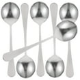 thumbnail image 4 of UPOUART 6Pcs 4.72X1.18X0.39in Stainless Steel Spoon For Daily And Party Use, 4 of 8