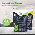 thumbnail image 6 of Foot Cure Tea Tree Oil & Citrus Detox Foot Soak - Epsom Salts for Post Workout Recovery, Softens Calluses, Soothes Sore & Tired Feets, Foot odor Scent - 2Pack, 6 of 10