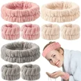 thumbnail image 2 of Soft Coral Fleece Headband Women Makeup Wash Face Spa Elastic Hair Band Fashion Female Girls Hair Accessories Wrist Washband, 2 of 10