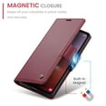 thumbnail image 4 of CaseMe Funda de Cuero para Samsung Galaxy A55 5G con Bloqueo RFID, para Samsung Galaxy A55 5G Funda para Mujer Hombre Tarjetero Cierre Magnético Funda Tipo Folio para Samsung Galaxy A55 5G, 4 of 11