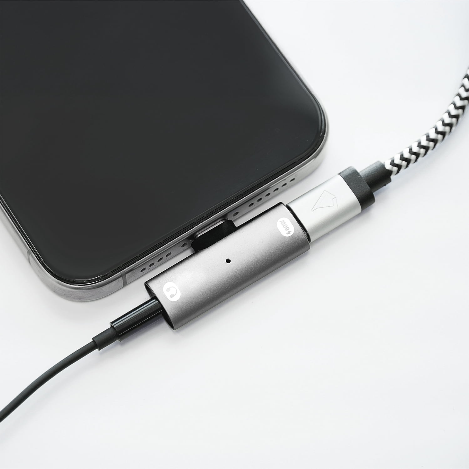 LBT 3.5-mm to USB-C Headphone Jack Adapter with 60-Watt PD Charging USB-C Port