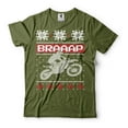 thumbnail image 5 of Mens Motorcycle T-shirt Motorbike BRAAAP Shirt Christmas Gifts Biker Rider Shirt Xmas Gifts (Medium Grey), 5 of 6