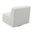 thumbnail image 5 of Cobie Upholstered Swivel Armless Chair Natural, 5 of 7