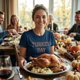 thumbnail image 4 of Womens Turkey Day T Shirt Funny Graphic Novelty Thanksgiving Dinner Graphic Tee Womens Graphic Tees, 4 of 9