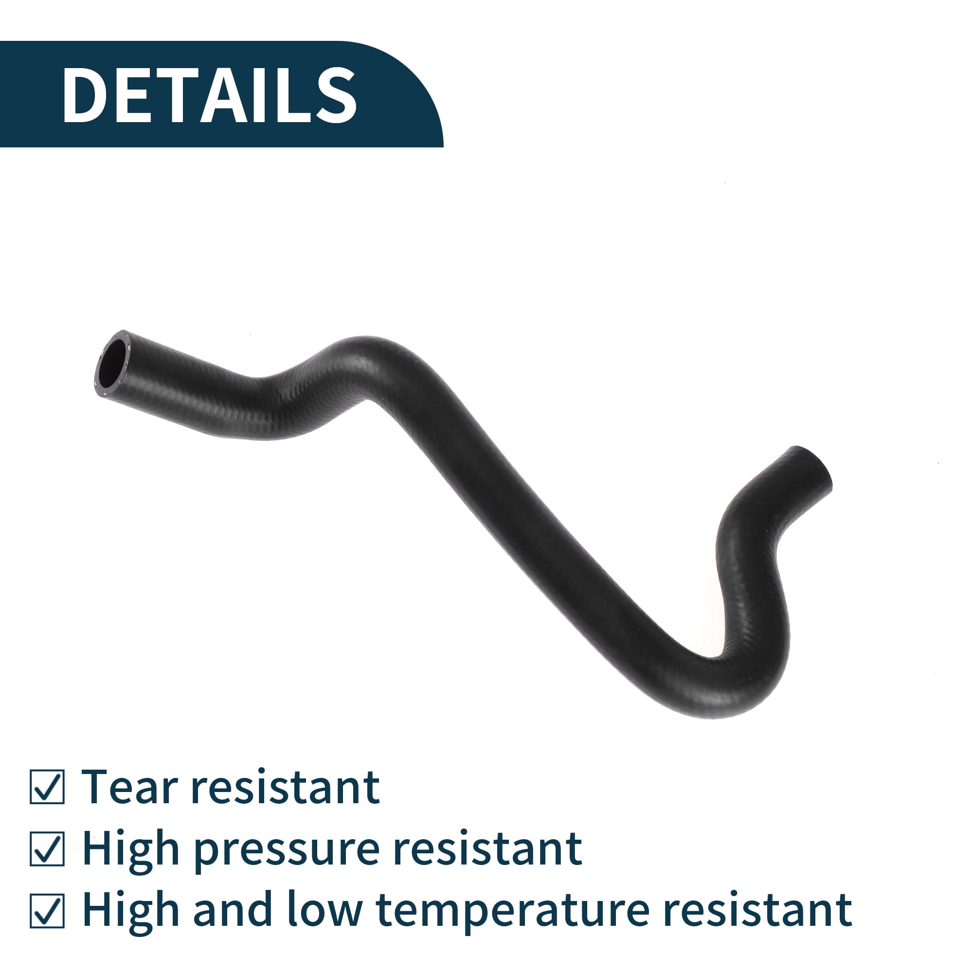 Unique Bargains Coolant Radiator Hose Rubber Pipe for Volvo XC90 2007 30792244