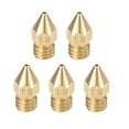 thumbnail image 1 of Boquilla de impresora 3D de 1 mm, compatible con cabezal de extrusión MK8, para filamento de 1.75 mm, 5 piezas, 1 of 4